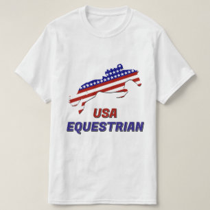 USA Patriotic Equestrian T-Shirt