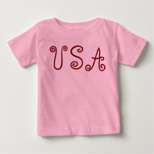 USA Patriotic Flag Baby T-Shirt