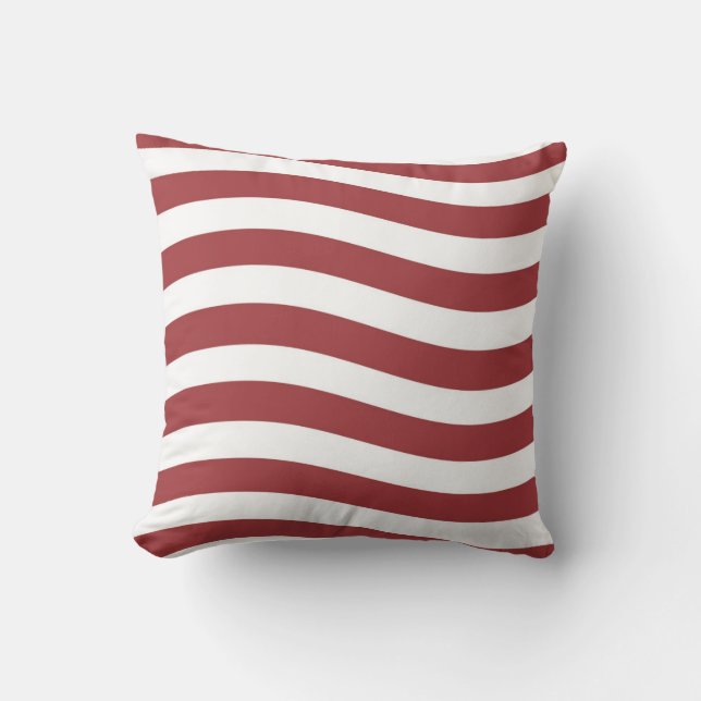 USA PATRIOTIC  FLAG STRIPES PILLOW (Front)