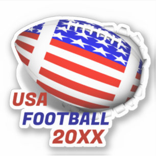 USA Patriotic Football Sports