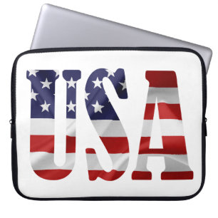 USA Patriotic Laptop Sleeve