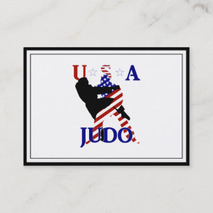 USA Patriotic Martial Arts JUDO Business Card