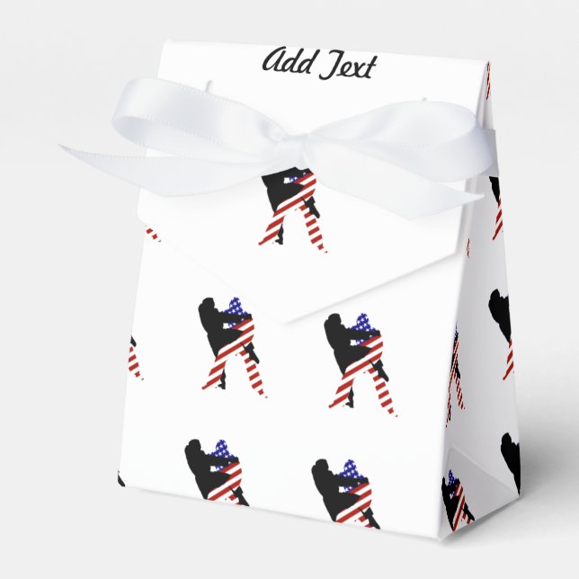 USA Patriotic Martial Arts JUDO Favour Box (Front Side)