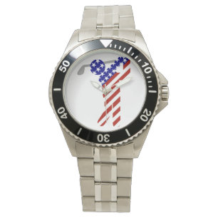 USA Patriotic MEN'S GOLF Watch
