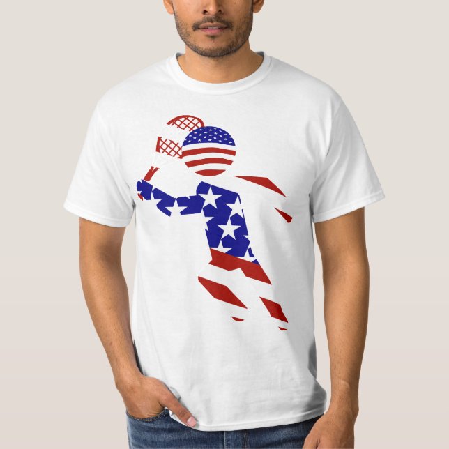 USA Patriotic MEN'S TENNIS T-Shirt (Front)