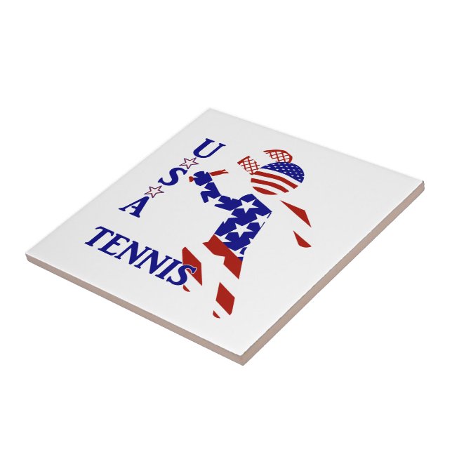 USA Patriotic MEN'S TENNIS Tile (Side)