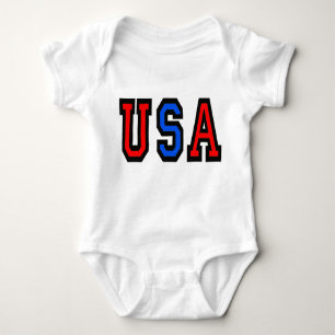 USA Patriotic Onsie Baby Bodysuit