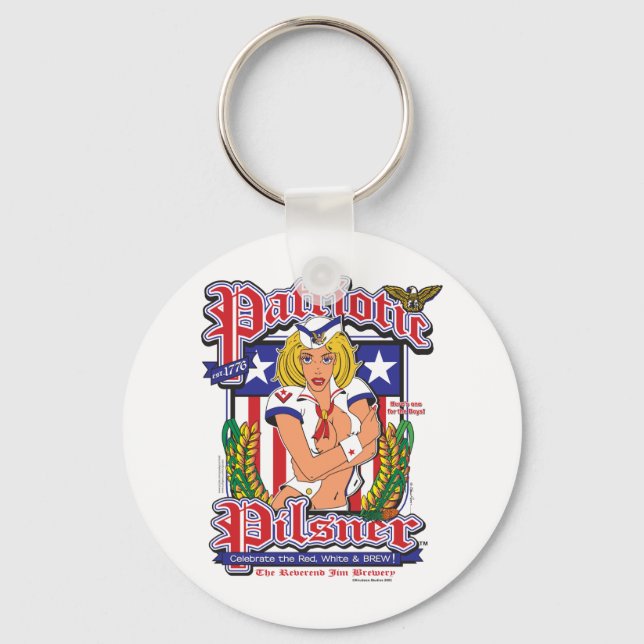 USA/Patriotic Pilsner Key Ring (Front)