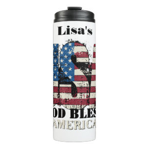 USA Patriotic Thermal Tumbler