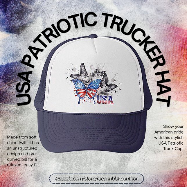USA Patriotic Trucker Hat (Creator Uploaded)