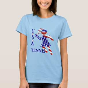 USA Patriotic WOMEN'S TENNIS T-Shirt