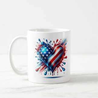 USA Patriotism Badge - Show Your American Pride wi Coffee Mug