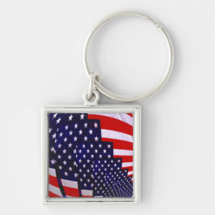USA-peace & love- Key Ring