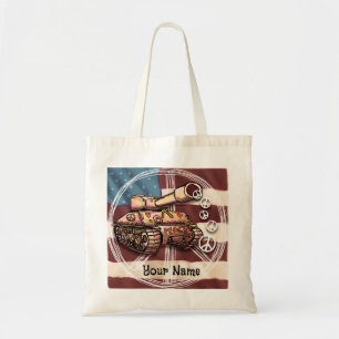 USA Peace Tank  Tote Bag