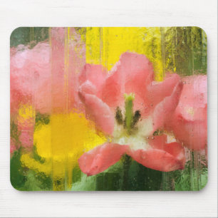 USA, Pennsylvania. Abstract tulip impression Mouse Pad