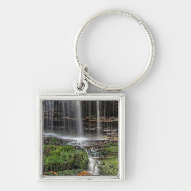 USA, Pennsylvania, Benton. Delicate Waterfall Key Ring (Front)