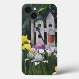 USA, Pennsylvania. Garden irises grow around iPhone 13 Case