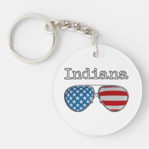 USA PILOT GLASSES INDIANA KEY RING