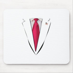 Usa President Trump Suit Easy Halloween Costume Mouse Pad
