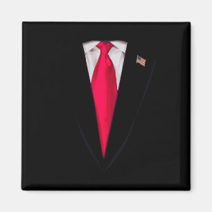 Usa President Trump Suit Funny Halloween Costume G Magnet