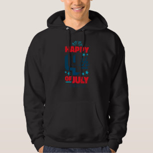 Usa Pride 4th Of July Patriotic American Graphic Hoodie