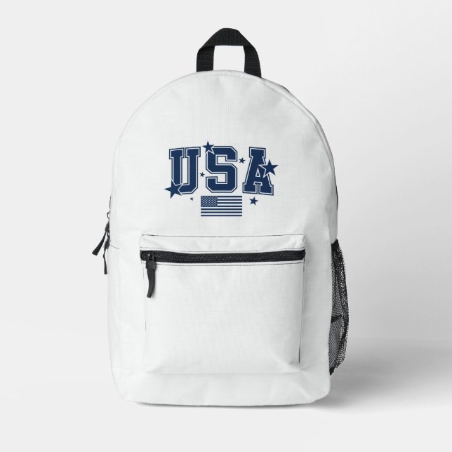 USA PRINTED BACKPACK (Front)