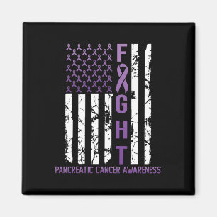 USA Purple Flag Month November Pancreatic Cancer A Magnet
