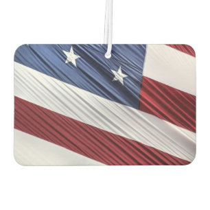 USA Red, White and Blue American Patriotic Flag Car Air Freshener
