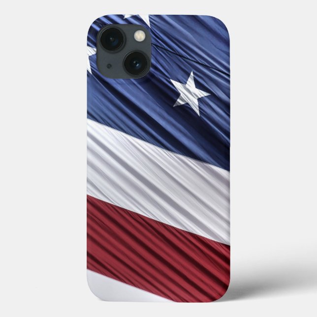 USA Red, White and Blue American Patriotic Flag Case-Mate iPhone Case (Back)