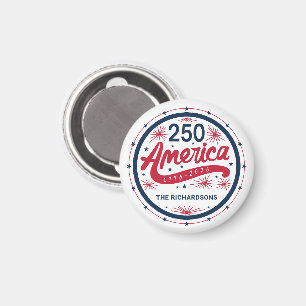 USA Red White and Blue America's 250th Anniversary Magnet