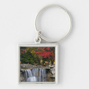 USA, Redmond, Washington. Fall colour in a park. Key Ring