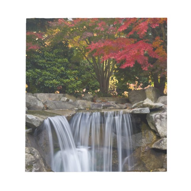 USA, Redmond, Washington. Fall colour in a park. Notepad (Front)