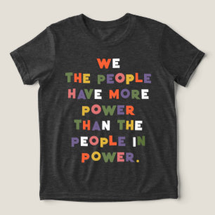 USA Resist Protest Save Democracy Tri-Blend Shirt