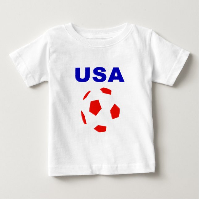 usa retro soccer t shirt (Front)