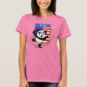 USA Rhythmic Gymnastics Panda Shirt