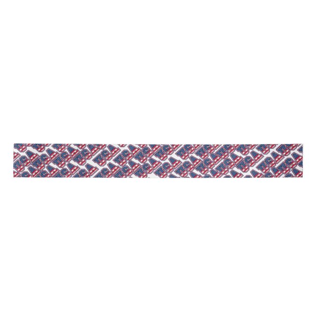 USA Ribbon Satin Ribbon (Front)