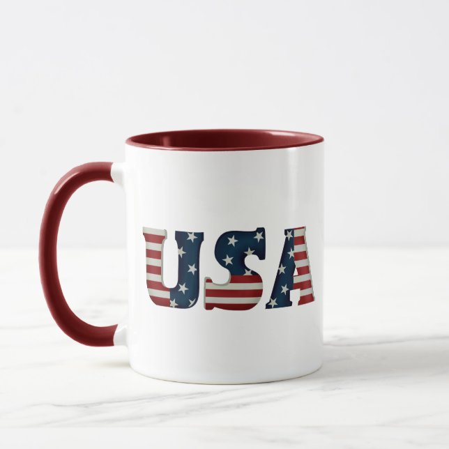 USA Ringer Mug (Left)