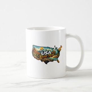 USA Road Trip Coffee Mug