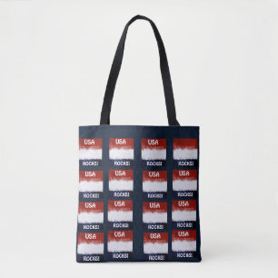 USA ROCKS TOTE BAG