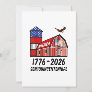 USA Semiquincentennial 250th Anniversary 1776–2026 Invitation