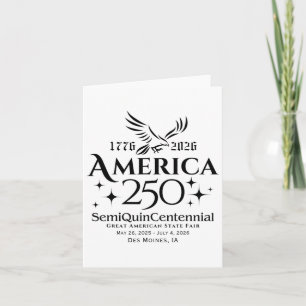 Usa Semiquincentennial 250th Anniversary America C Card