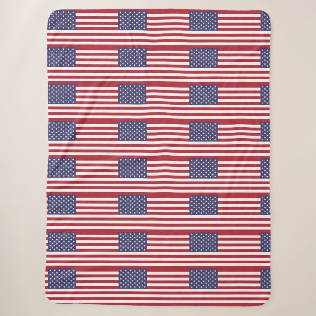 USA SHERPA BLANKET (Front)