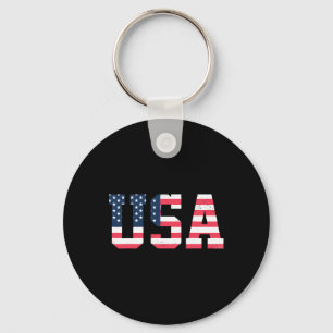 Usa Shirt Boy Men - American 4th Of July Patriotic Key Ring