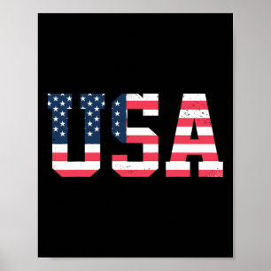 Usa Shirt Boy Men - American 4th Of July Patriotic Poster