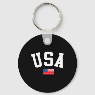 Usa Shirt Men Women Kids American Flag Patriotic 4 Key Ring