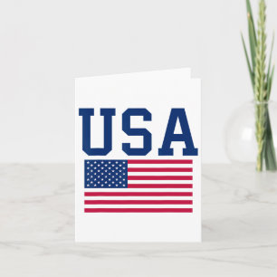 Usa Shirt Women Men Kids American Flag Patriotic 4 Card