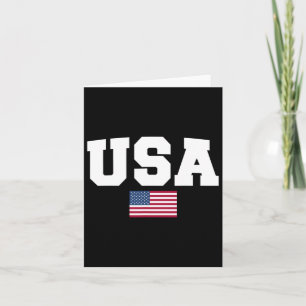 Usa Shirt Women Men Kids American Flag Patriotic 4 Card
