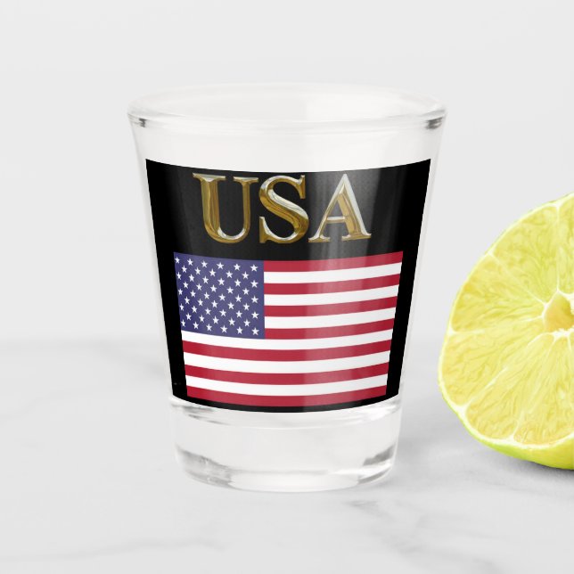 USA SHOT GLASS (Front)