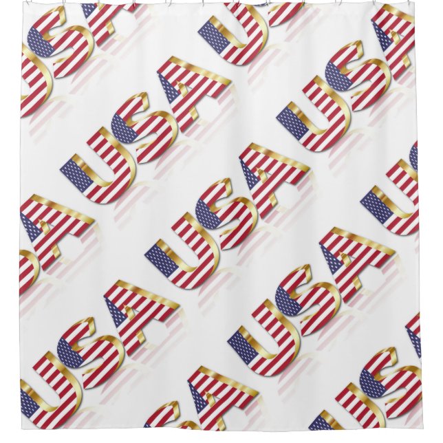 USA SHOWER CURTAIN (Front)