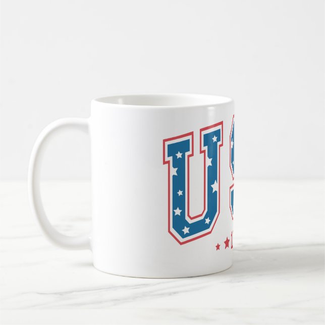 USA Since 1776 Patriotic Coffee Cup (Left)